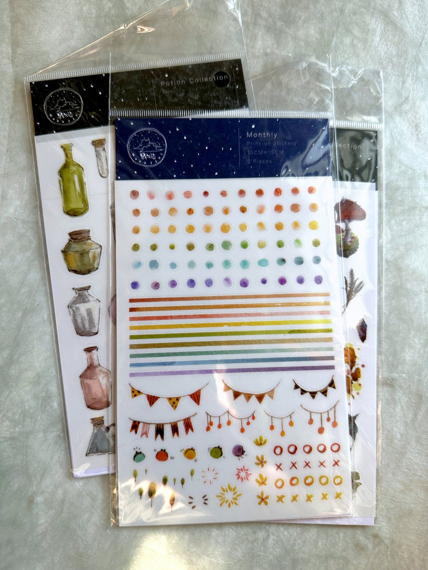 Modaizhi - Monthly print-on stickers (two styles)