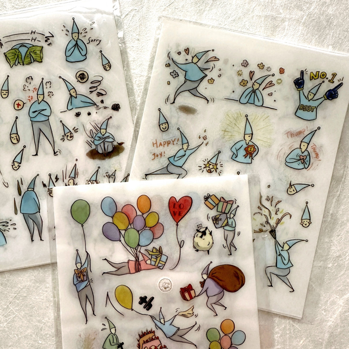 Modaizhi - Tenth Anniversary transfer sticker packs