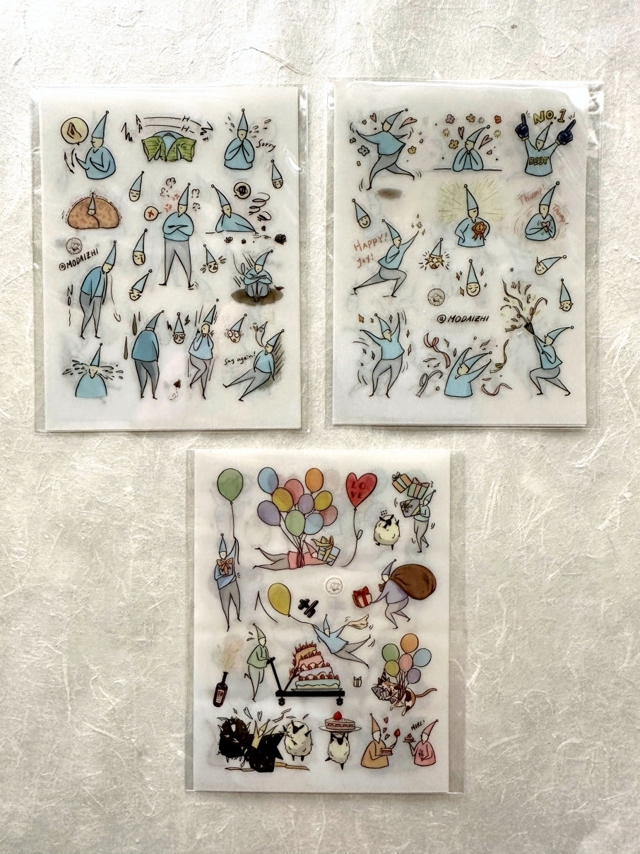 Modaizhi - Tenth Anniversary transfer sticker packs