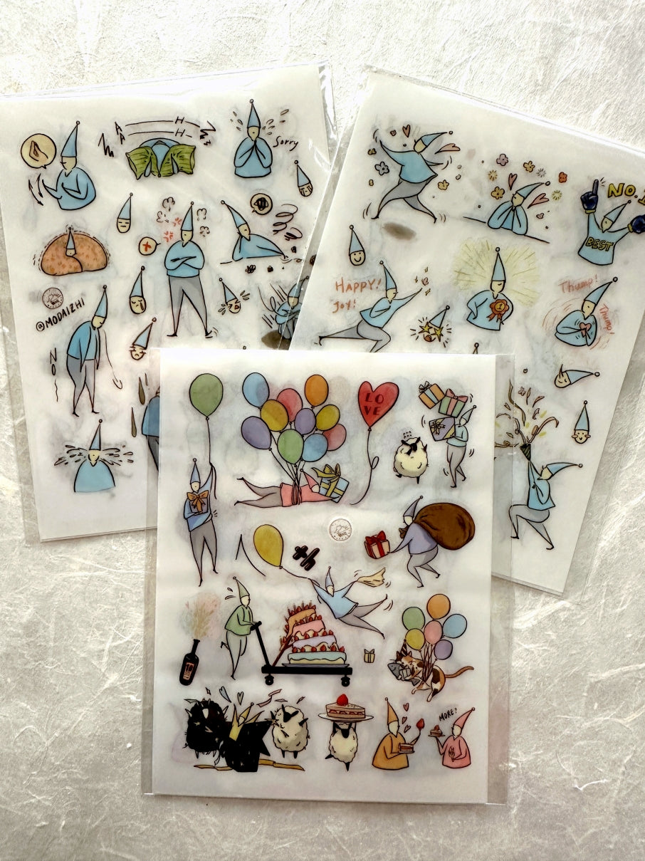 Modaizhi - Tenth Anniversary transfer sticker packs