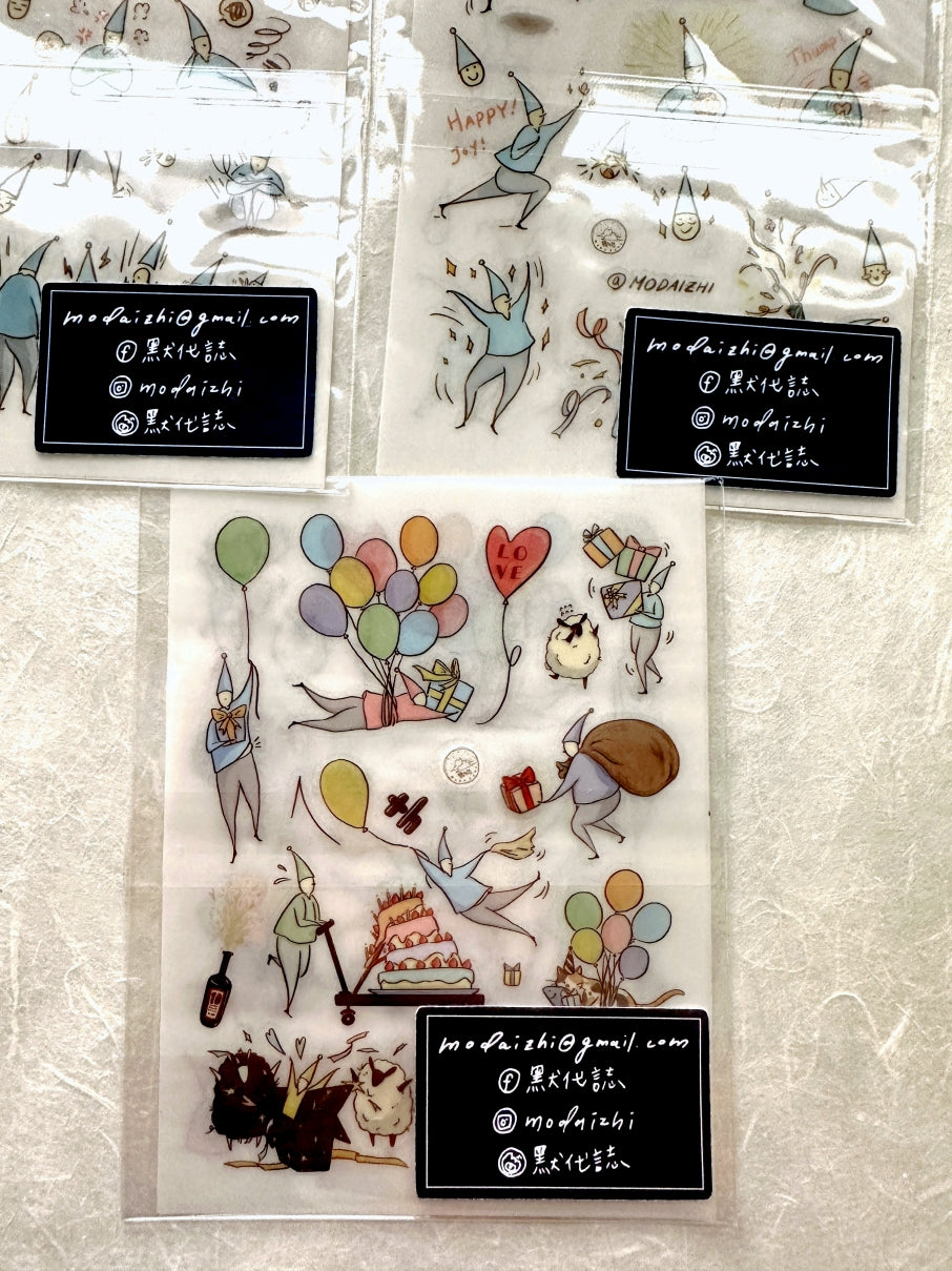 Modaizhi - Tenth Anniversary transfer sticker packs