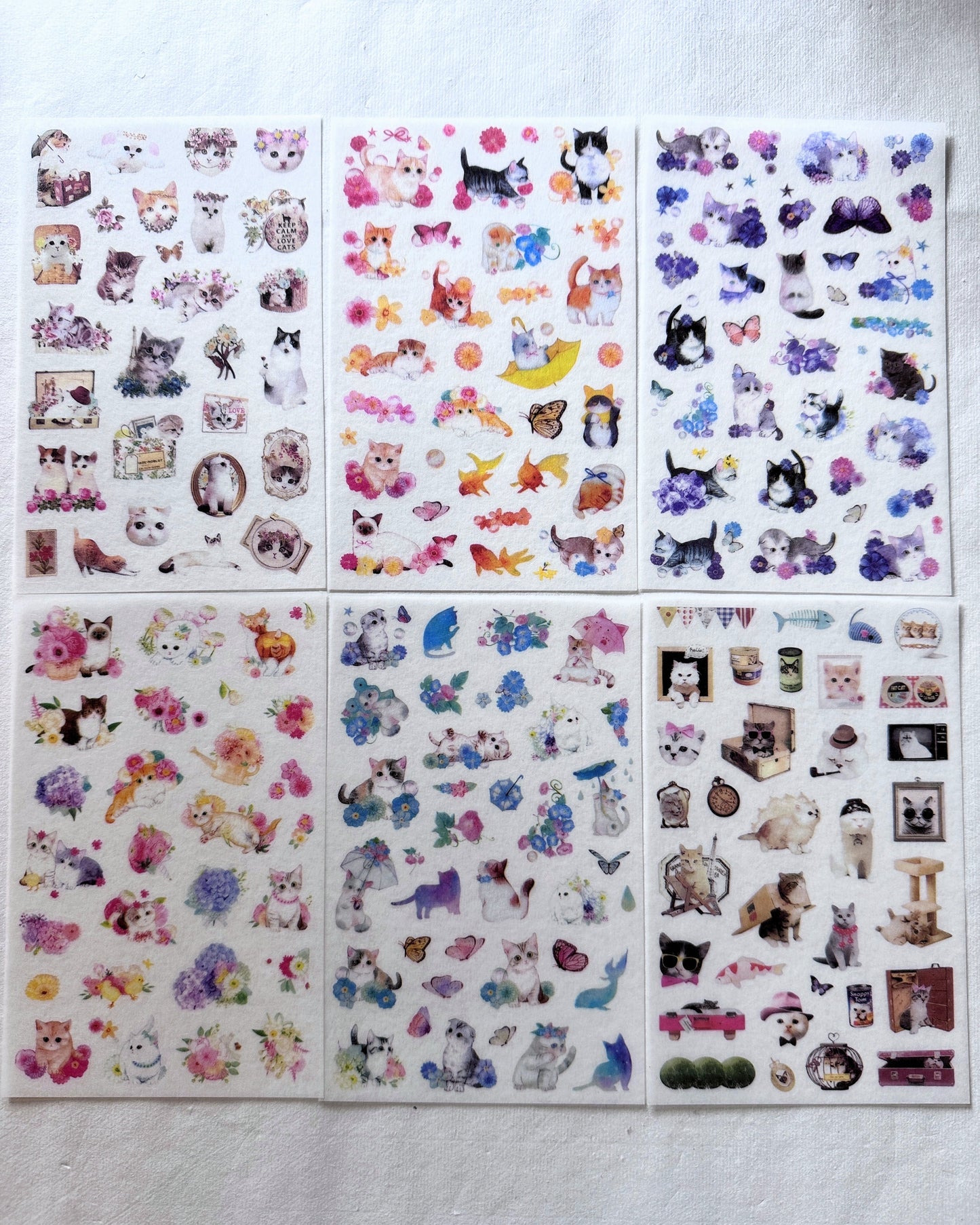 Moin moin - Cat Zanmai washi stickers
