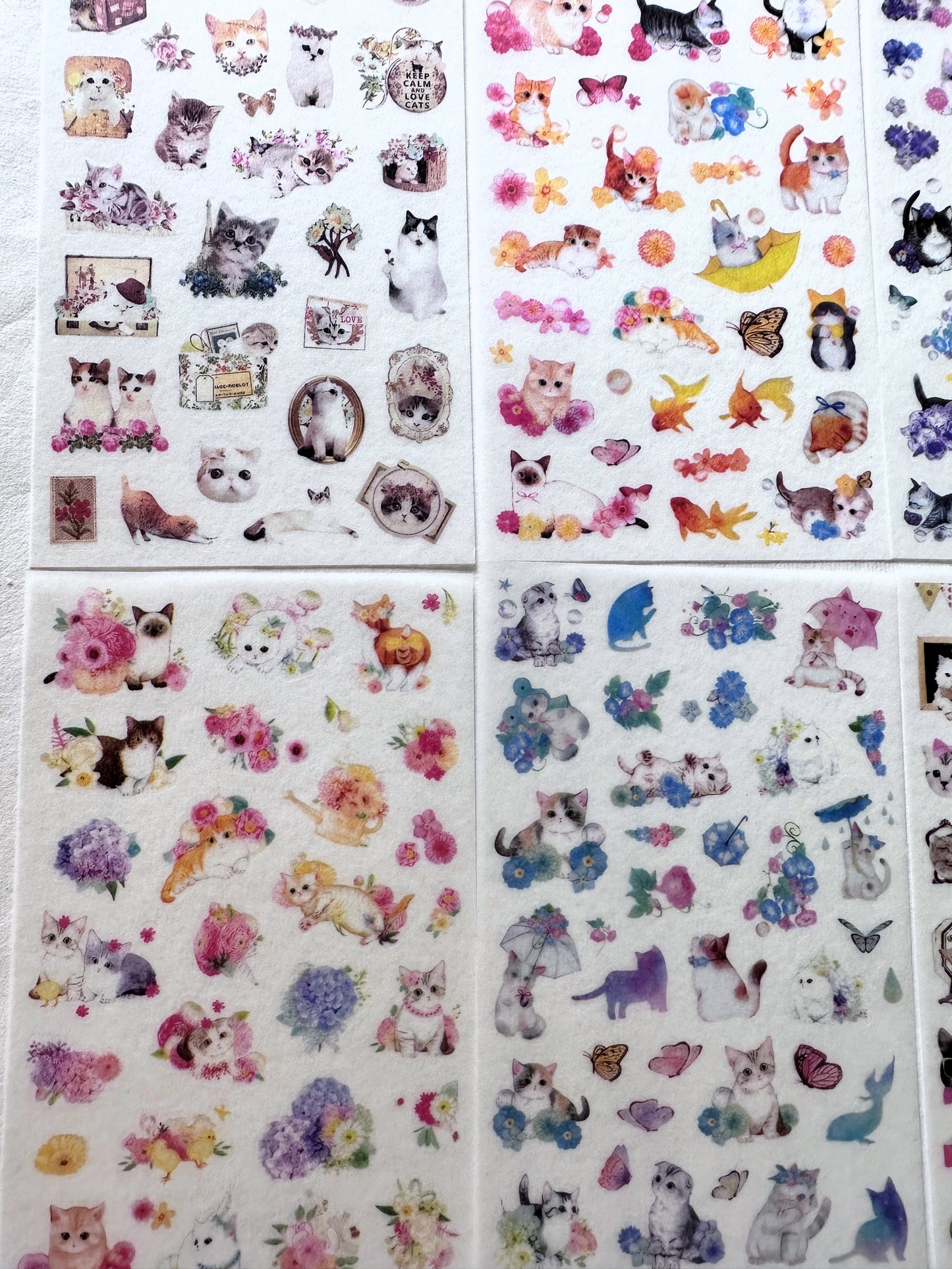 Moin moin - Cat Zanmai washi stickers