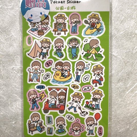 Destash | Molinta Daily Life Pocket Sticker Sheet by Zzoton (New in package)