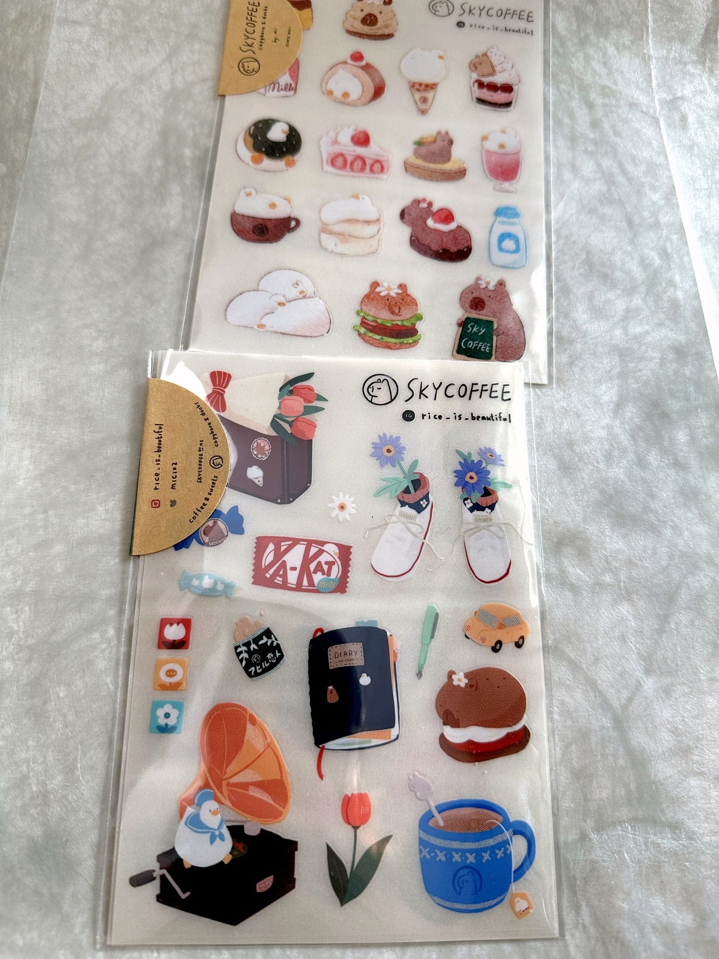 Sky Coffee - Coffee & Sweets / Soundtrack of Youth transfer stickers