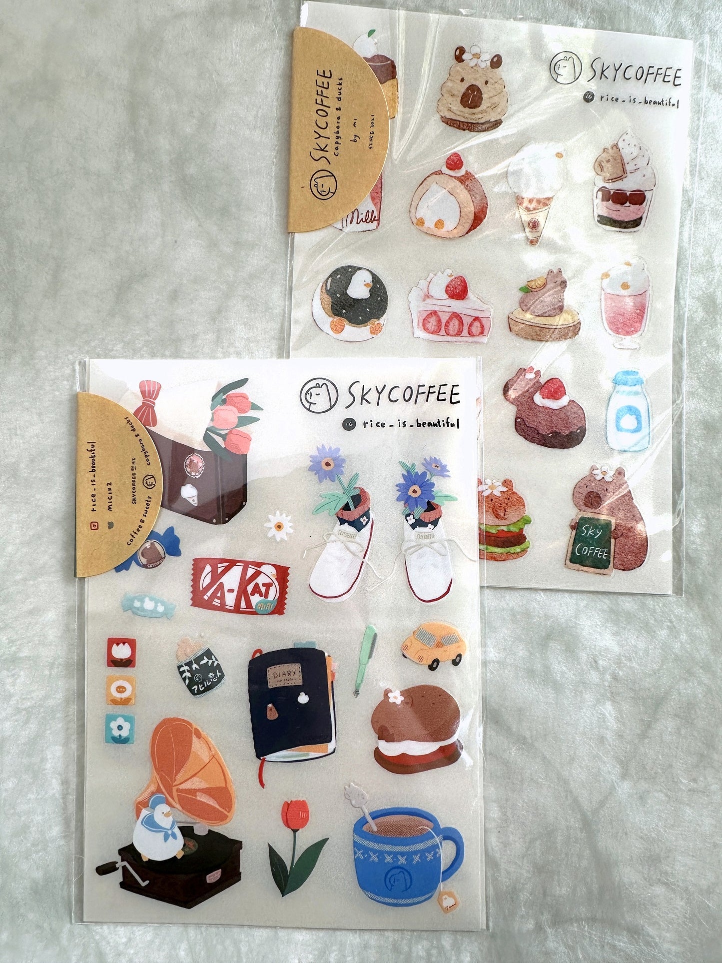 Sky Coffee - Coffee & Sweets / Soundtrack of Youth transfer stickers