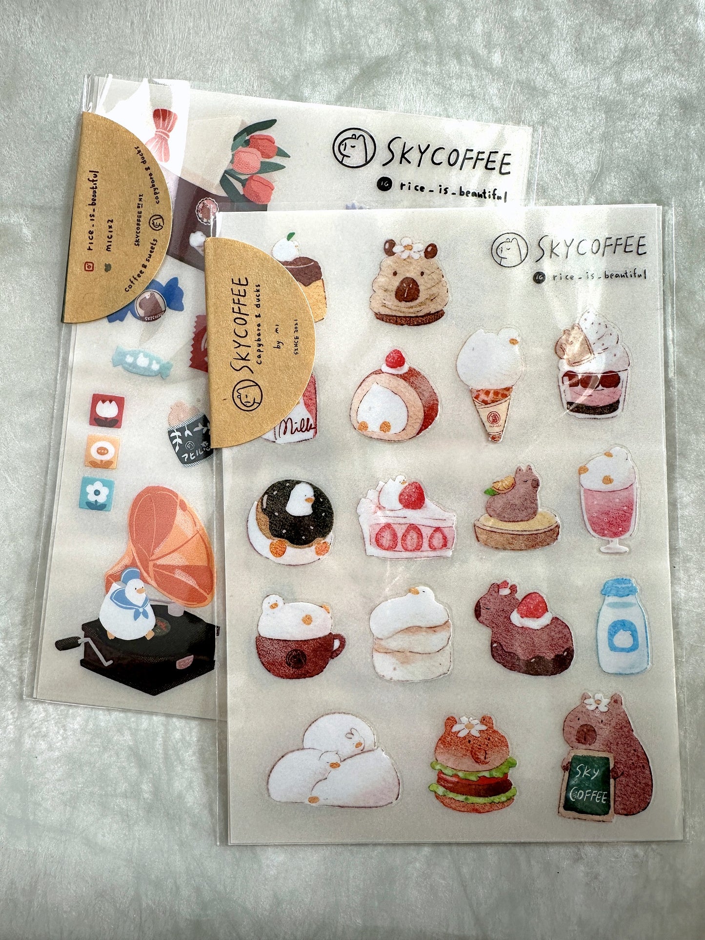 Sky Coffee - Coffee & Sweets / Soundtrack of Youth transfer stickers