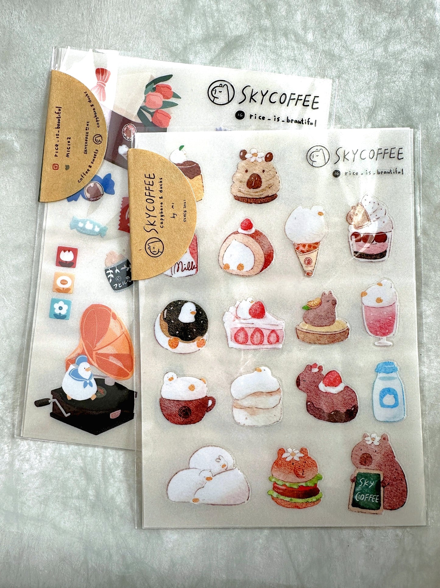 Sky Coffee - Coffee & Sweets / Soundtrack of Youth transfer stickers