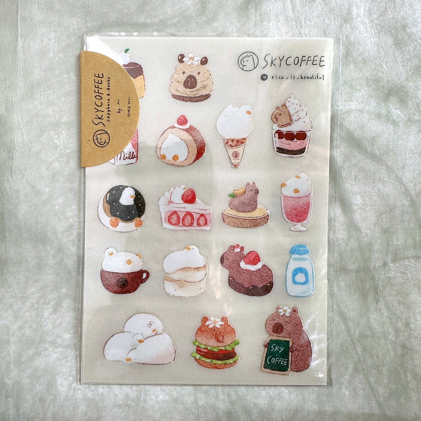 Sky Coffee - Coffee & Sweets / Soundtrack of Youth transfer stickers