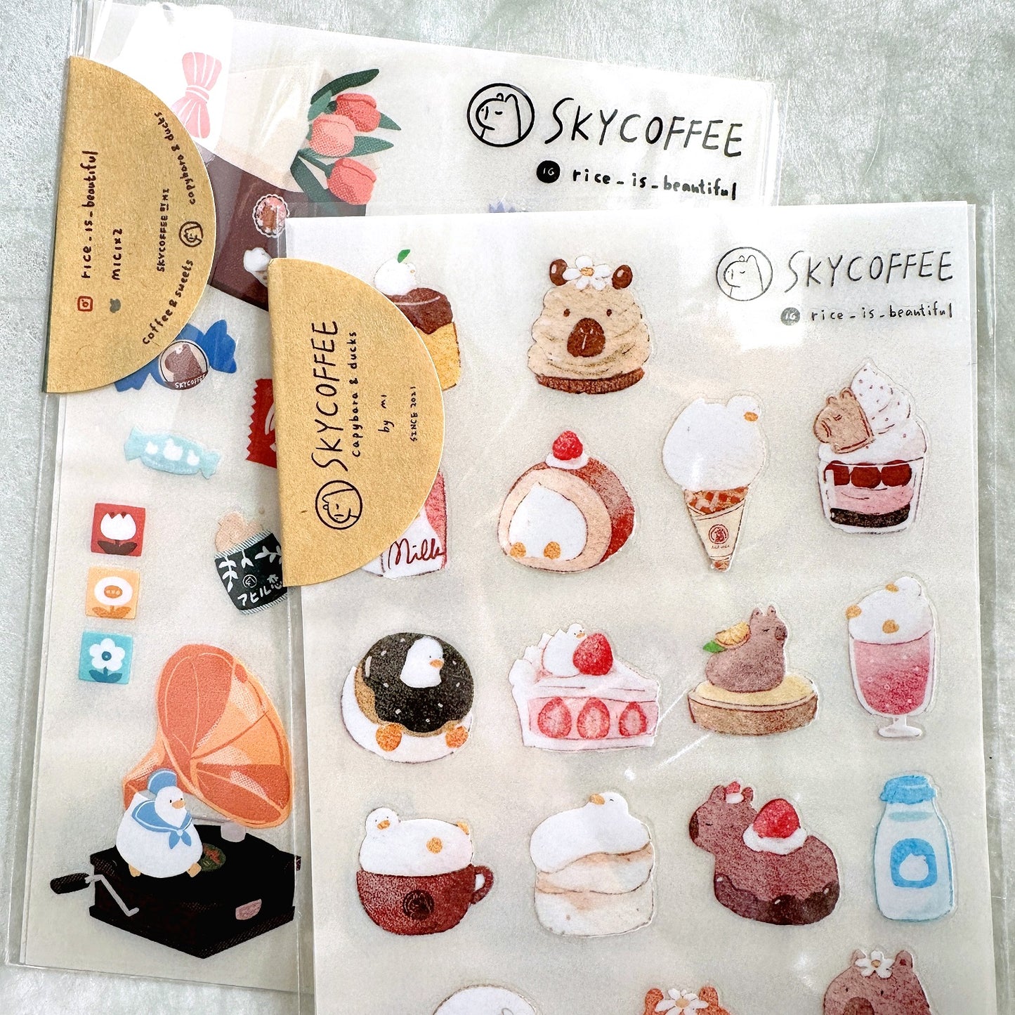 Sky Coffee - Coffee & Sweets / Soundtrack of Youth transfer stickers