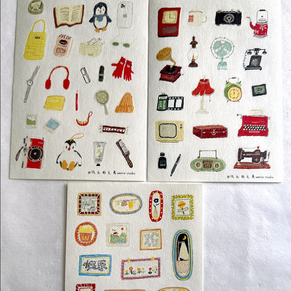 Wanle Studio - Vol. 11 Stickers (SINGLE SHEETS)