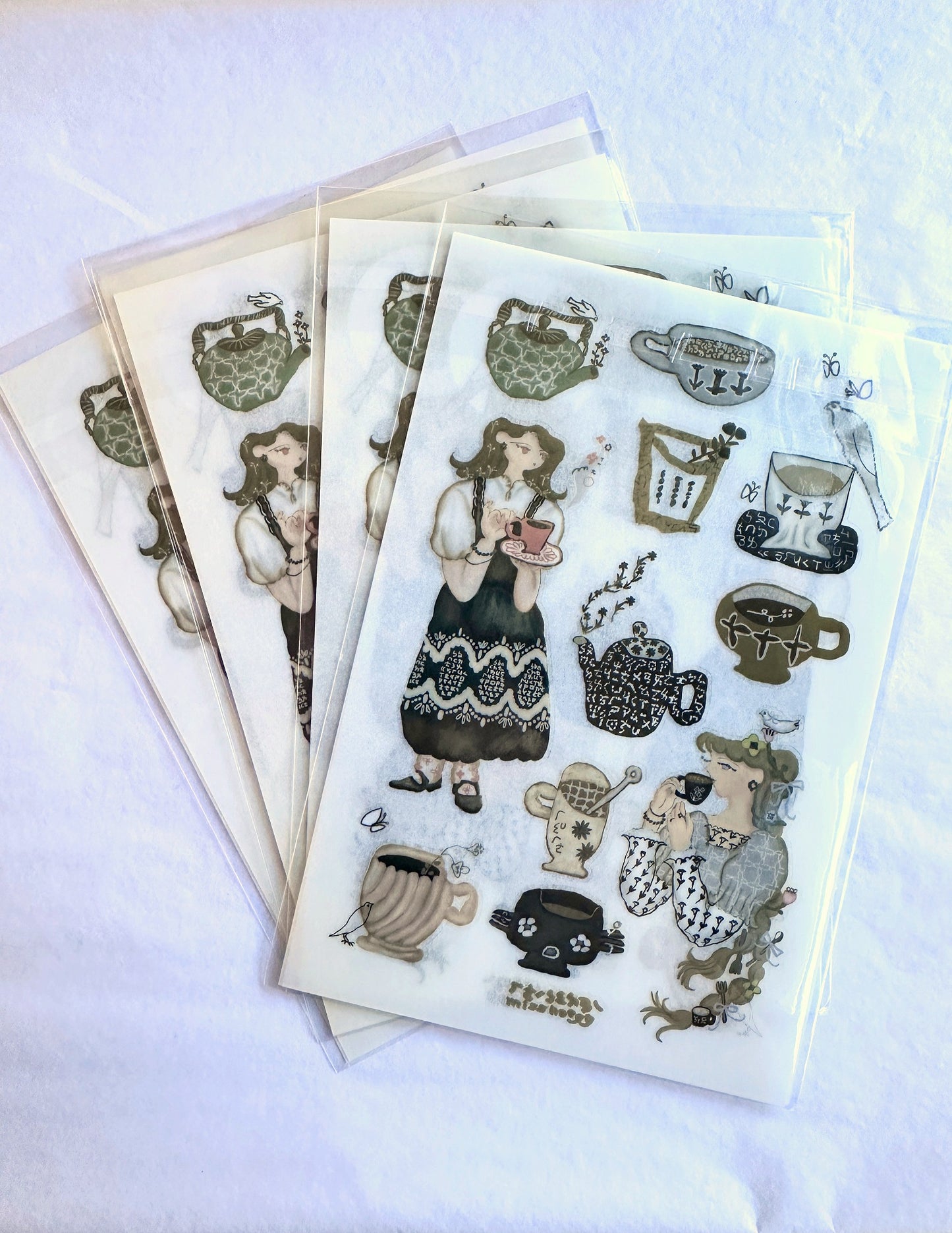 misshoegg - A Lot of Coffee transfer stickers