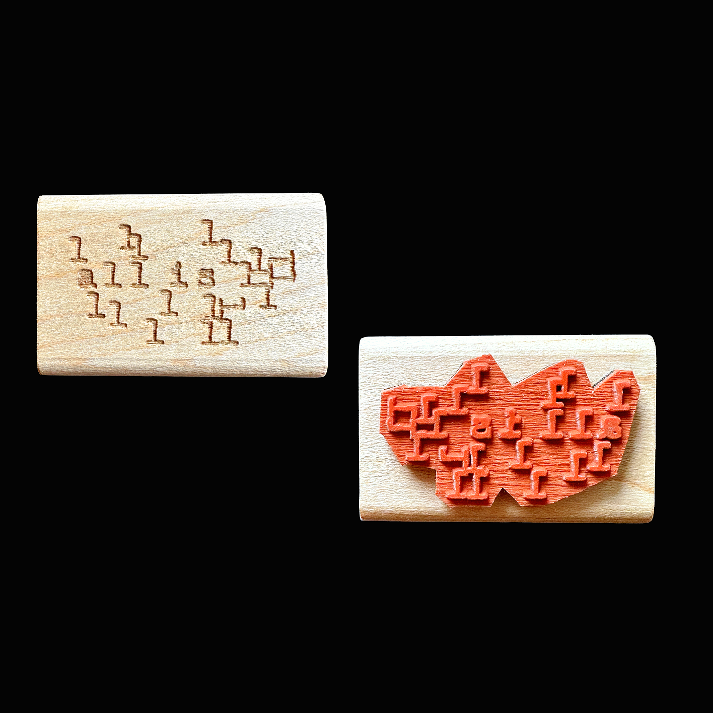 TAOthings Studio - "All is One" rubber stamp