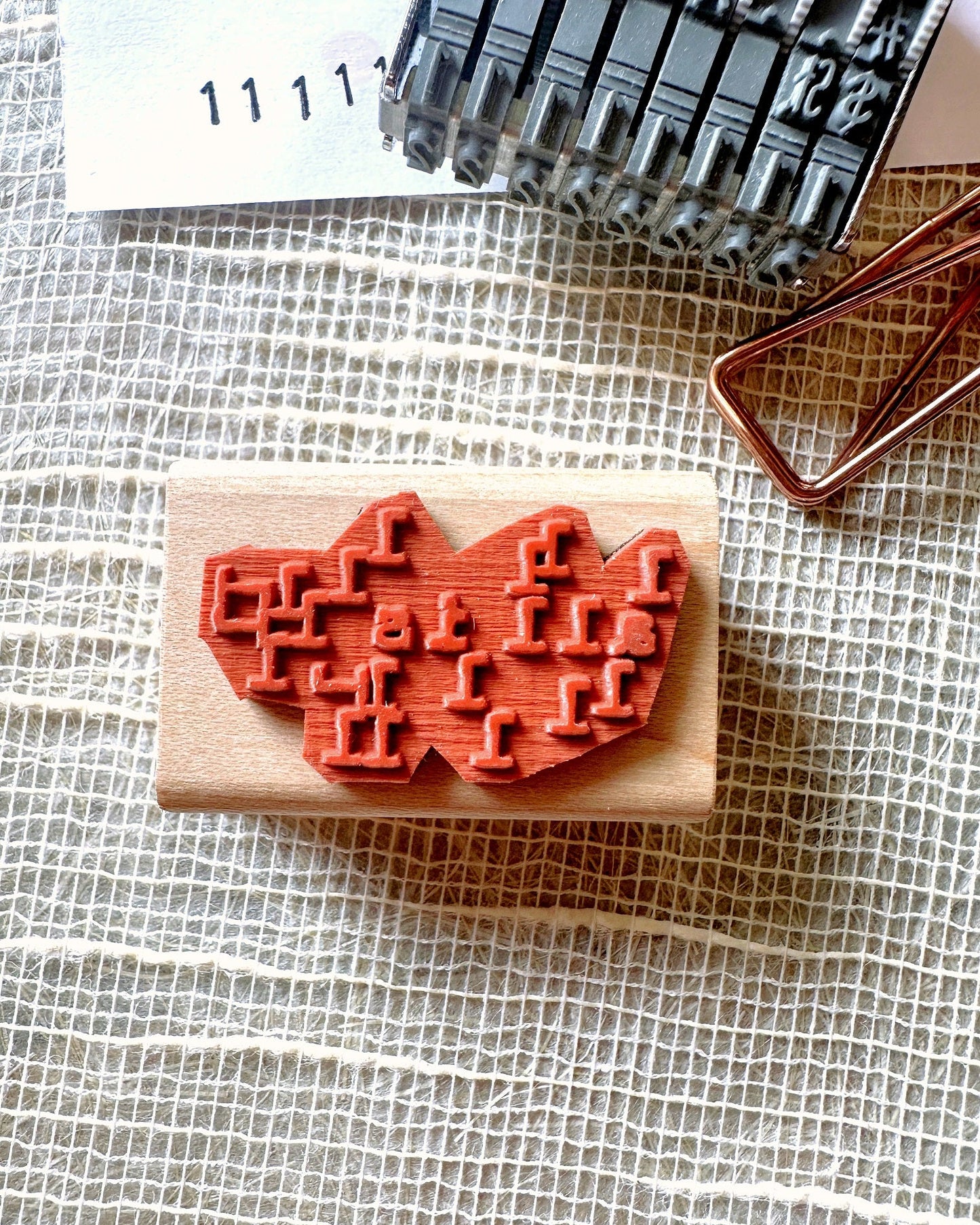 TAOthings Studio - "All is One" rubber stamp