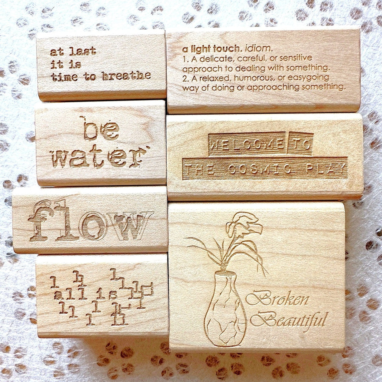 TAOthings Studio - "All is One" rubber stamp