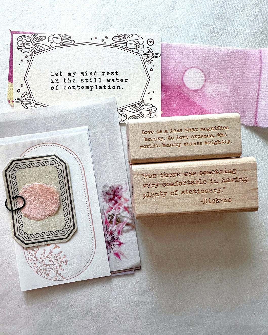 TAOthings Studio - Let My Mind Rest... rubber stamp