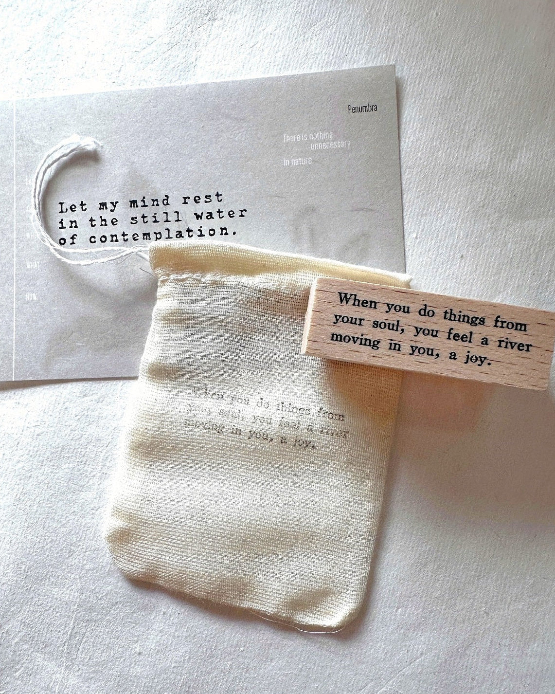 TAOthings Studio - Let My Mind Rest... rubber stamp
