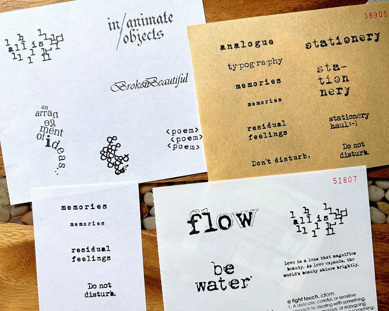 TAOthings Studio - "All is One" rubber stamp