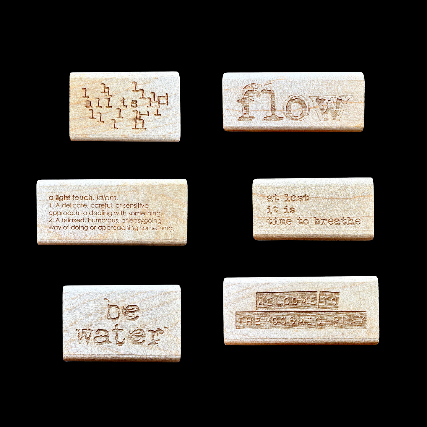 TAOthings Studio - "All is One" rubber stamp