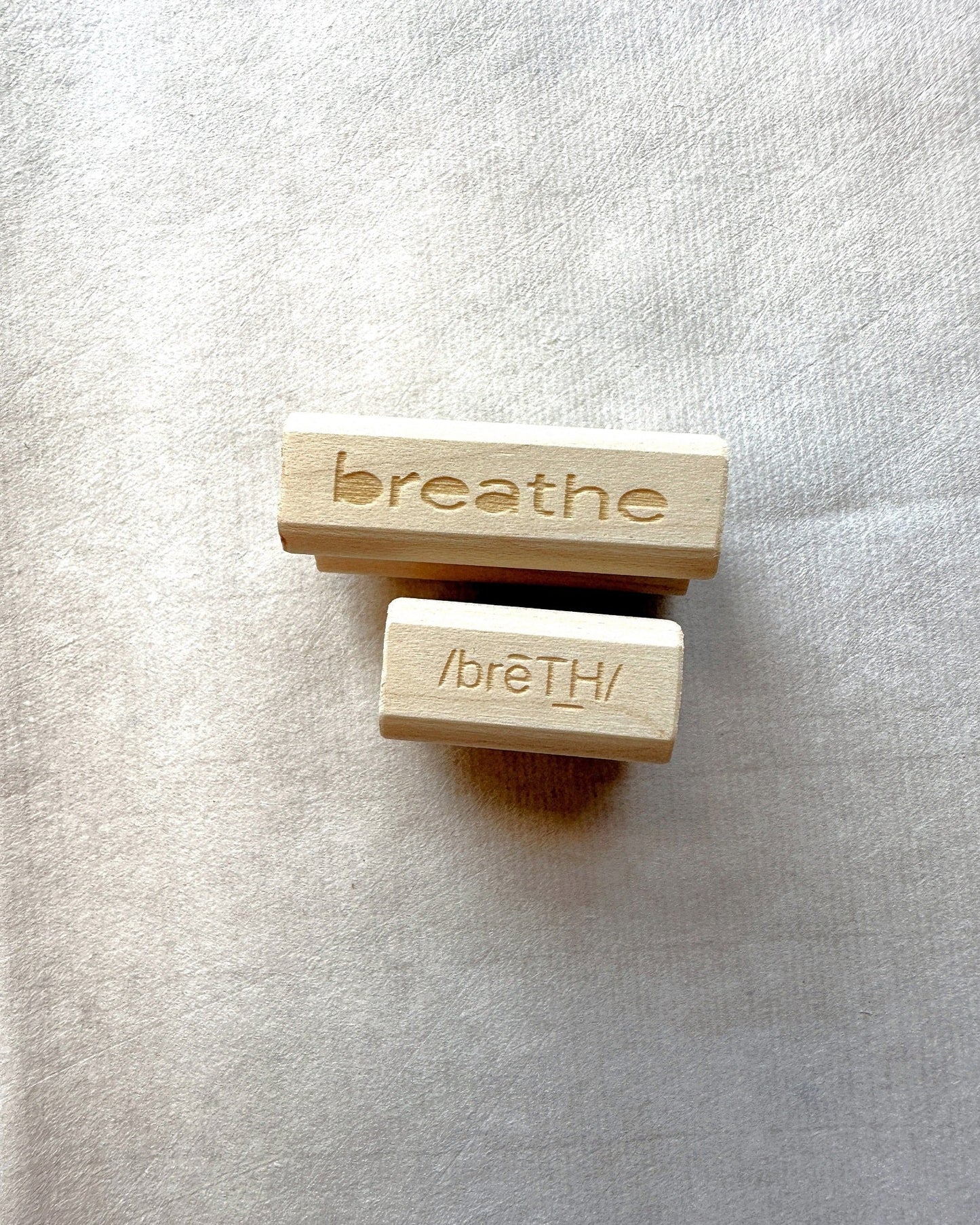 TAOthings Studio - Breathe rubber stamps