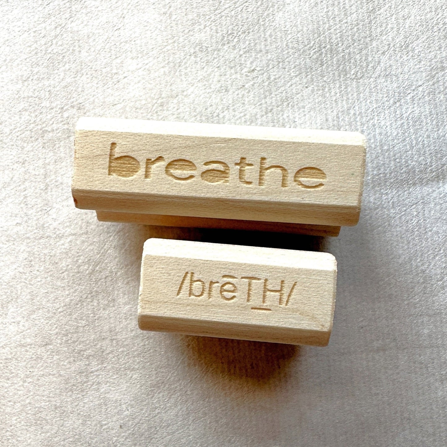 TAOthings Studio - Breathe rubber stamps