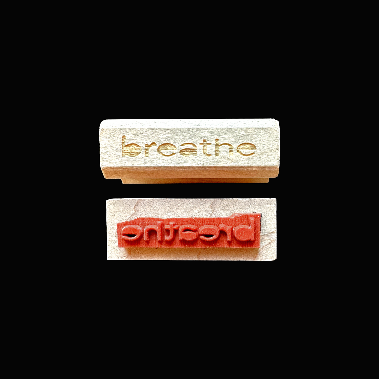 TAOthings Studio - Breathe rubber stamps