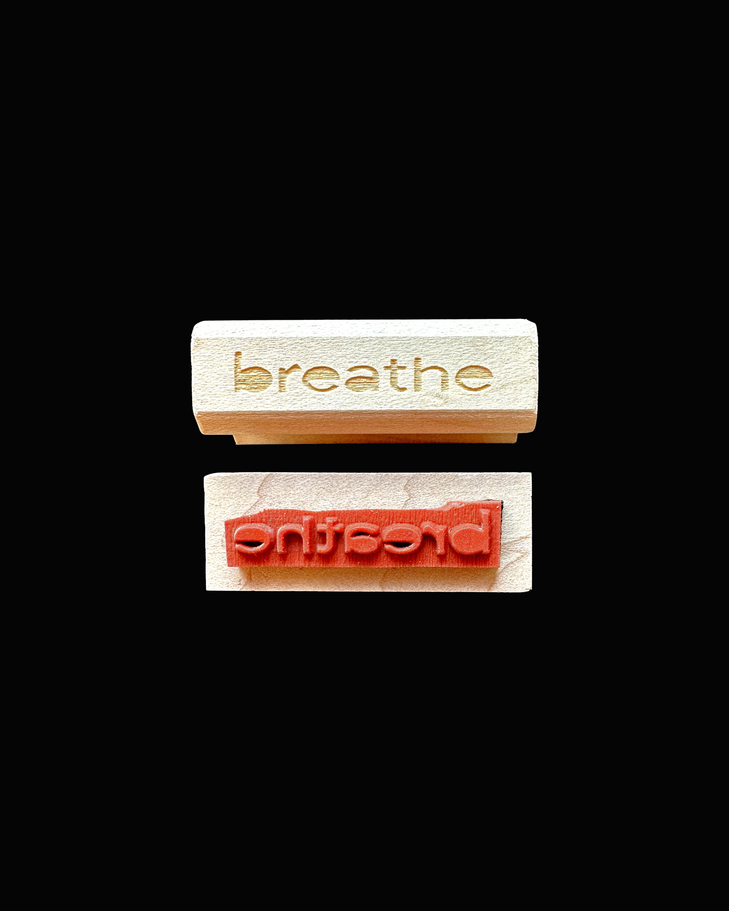 TAOthings Studio - Breathe rubber stamps