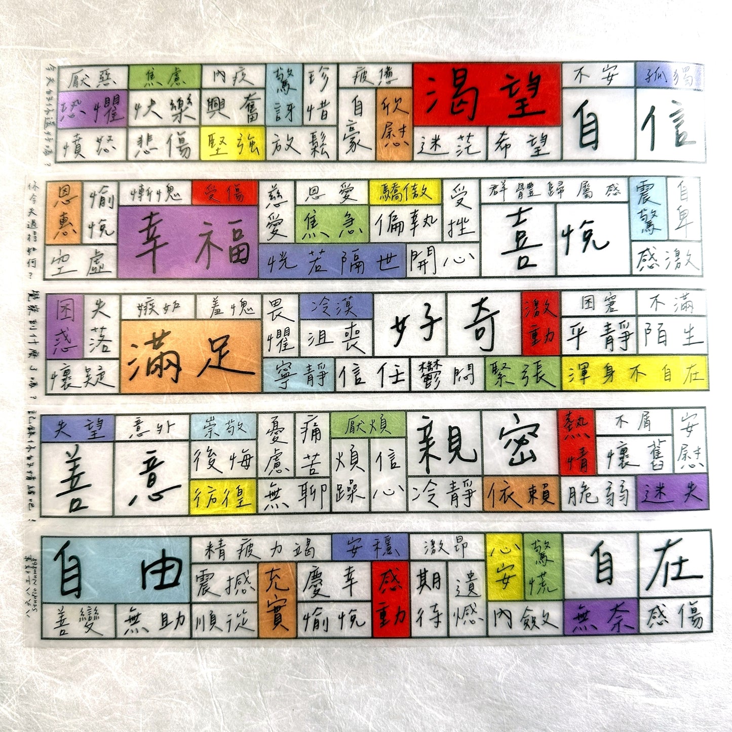 Studio 868 - Find Your 100 Emotions PET tape SAMPLES