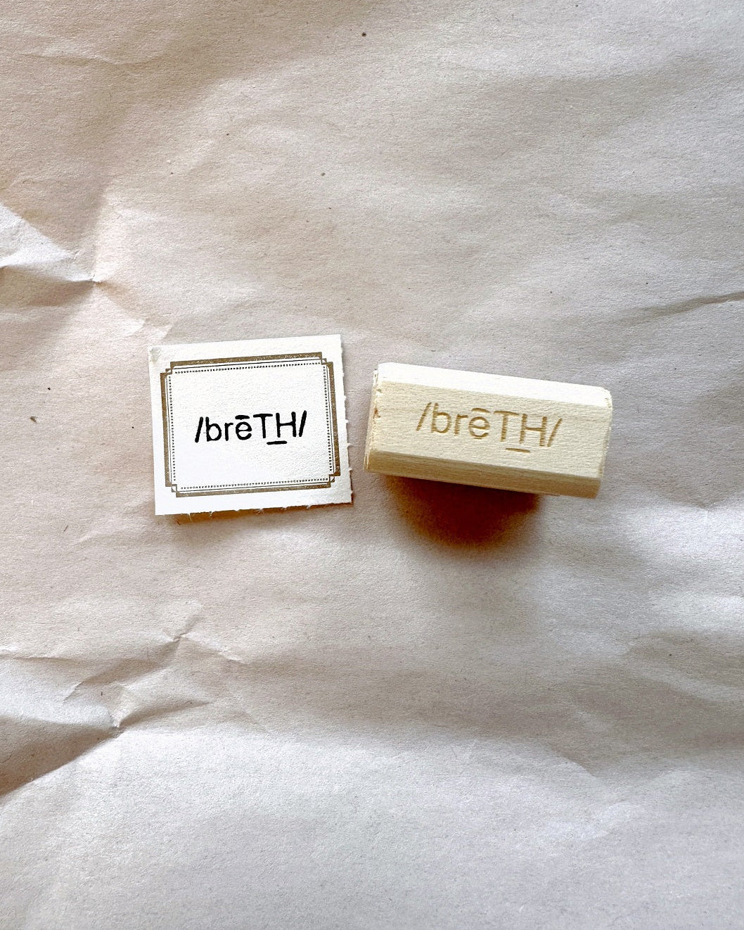 TAOthings Studio - Breathe rubber stamps