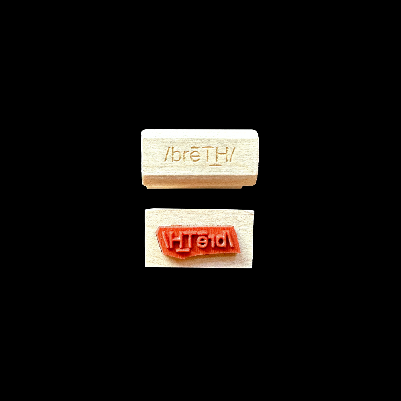 TAOthings Studio - Breathe rubber stamps