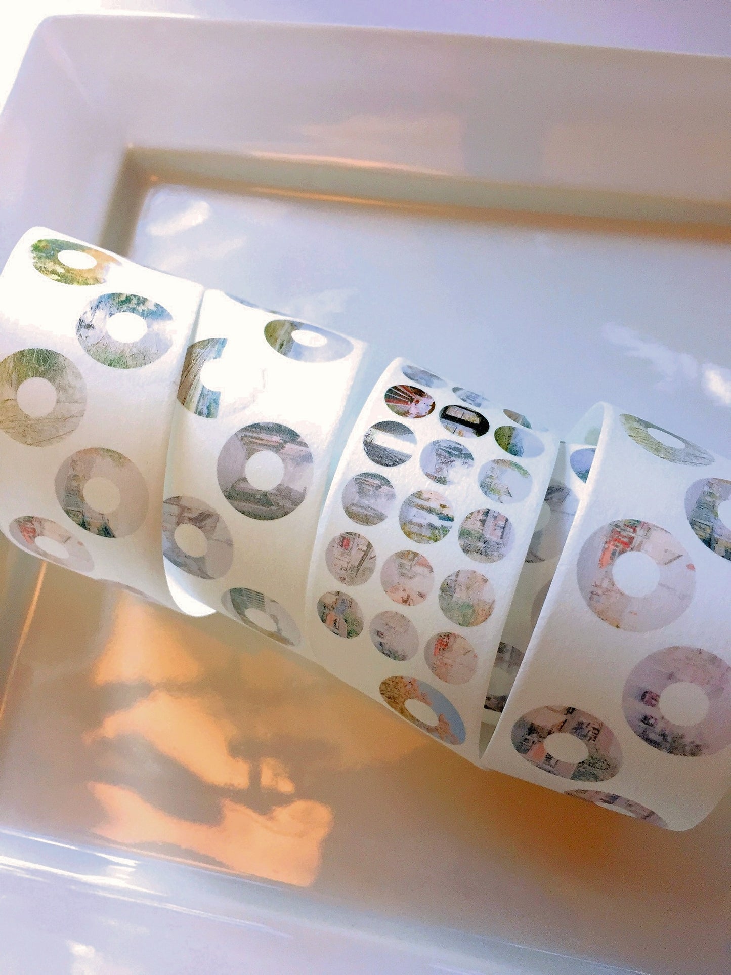 Stationery Instinct - Circle washi tape SAMPLES