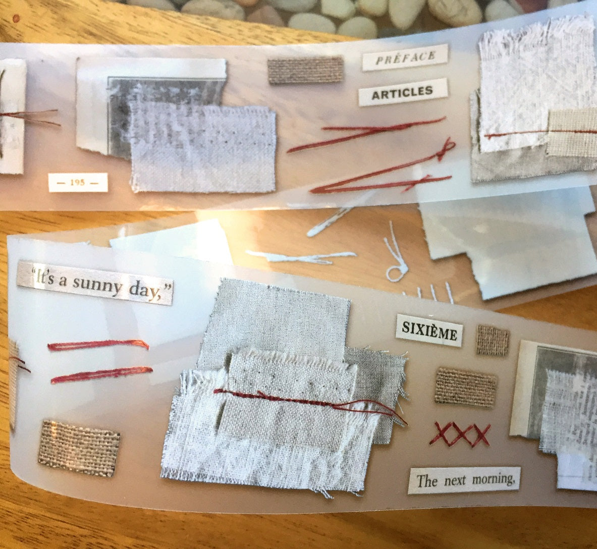 Stationery Instinct - Stitches PET tape SAMPLES