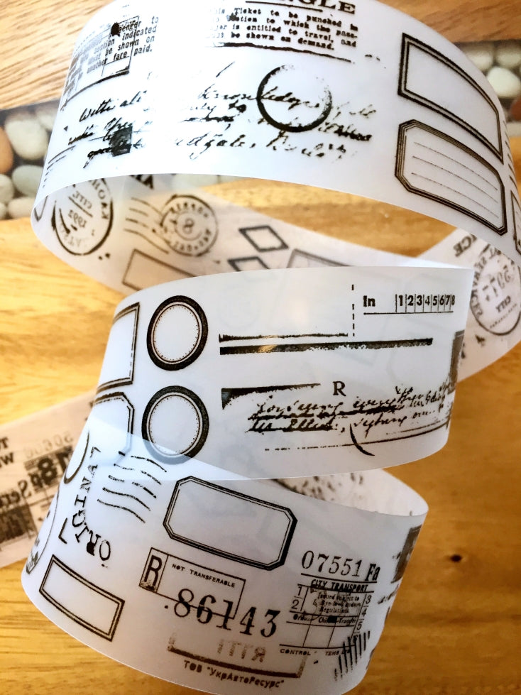 Stationery Instinct - Collage Practice: Frame PET tape SAMPLES