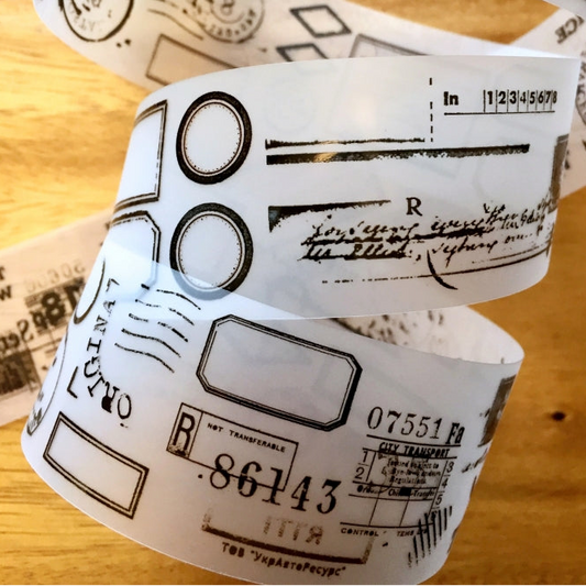 Stationery Instinct - Collage Practice: Frame PET tape SAMPLES