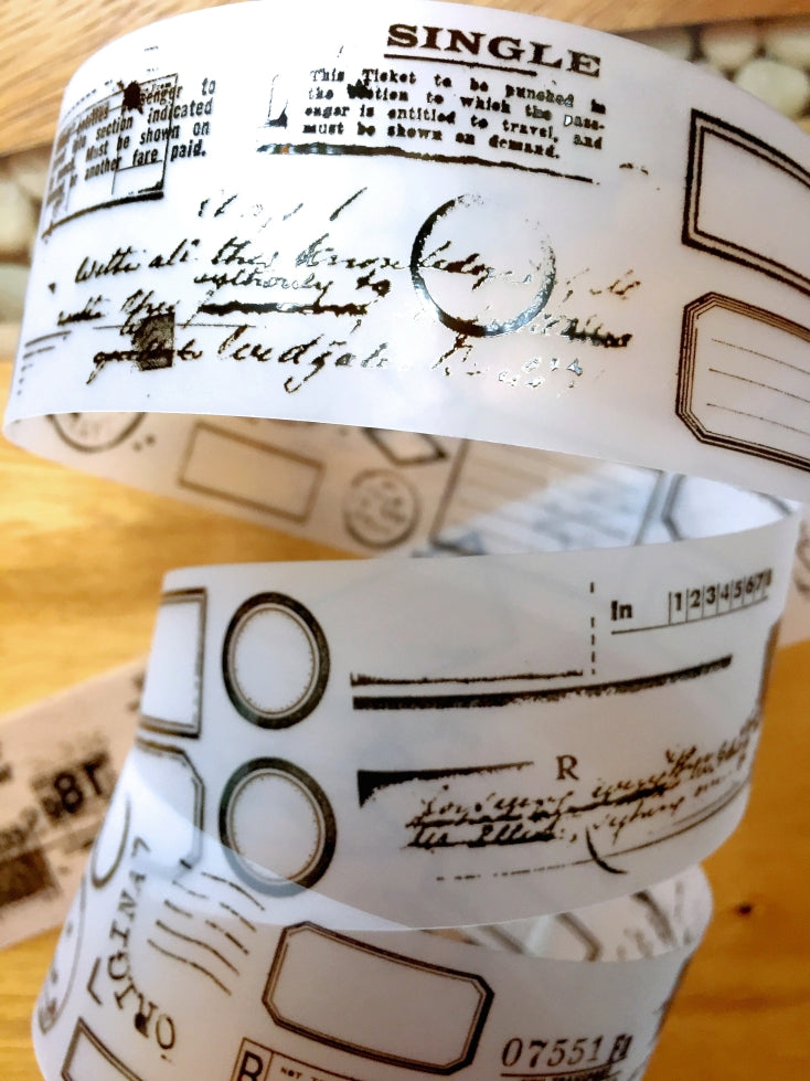 Stationery Instinct - Collage Practice: Frame PET tape SAMPLES