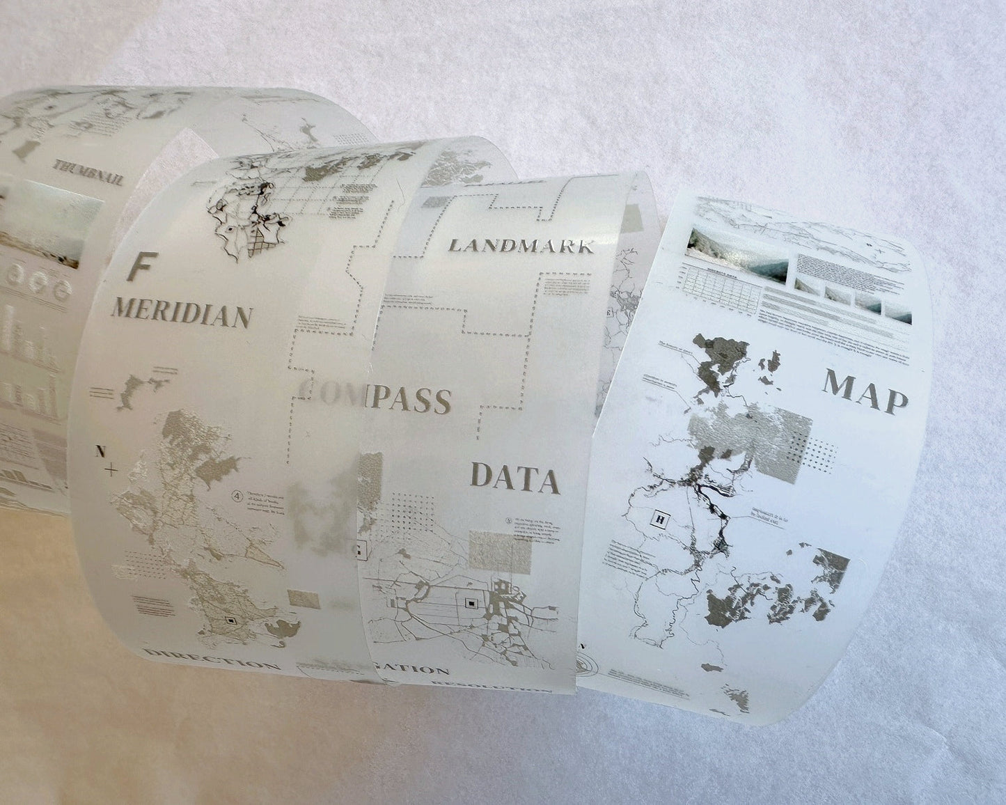 Stationery Instinct - Map PET tape SAMPLES