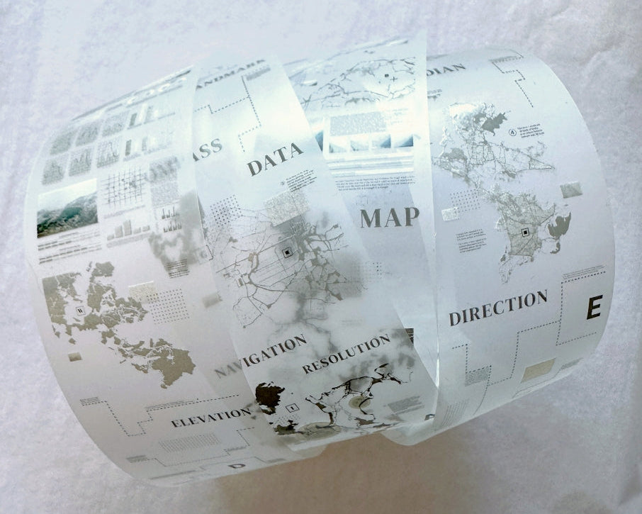 Stationery Instinct - Map PET tape SAMPLES