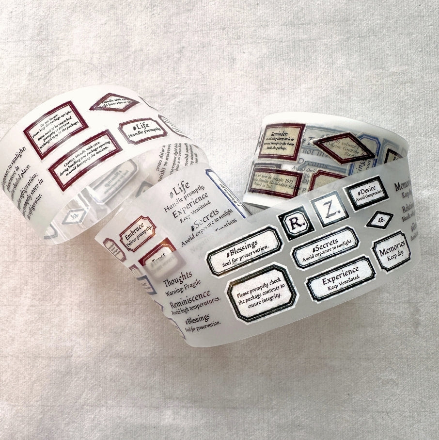 Stationery Instinct - Label II PET tape SAMPLES