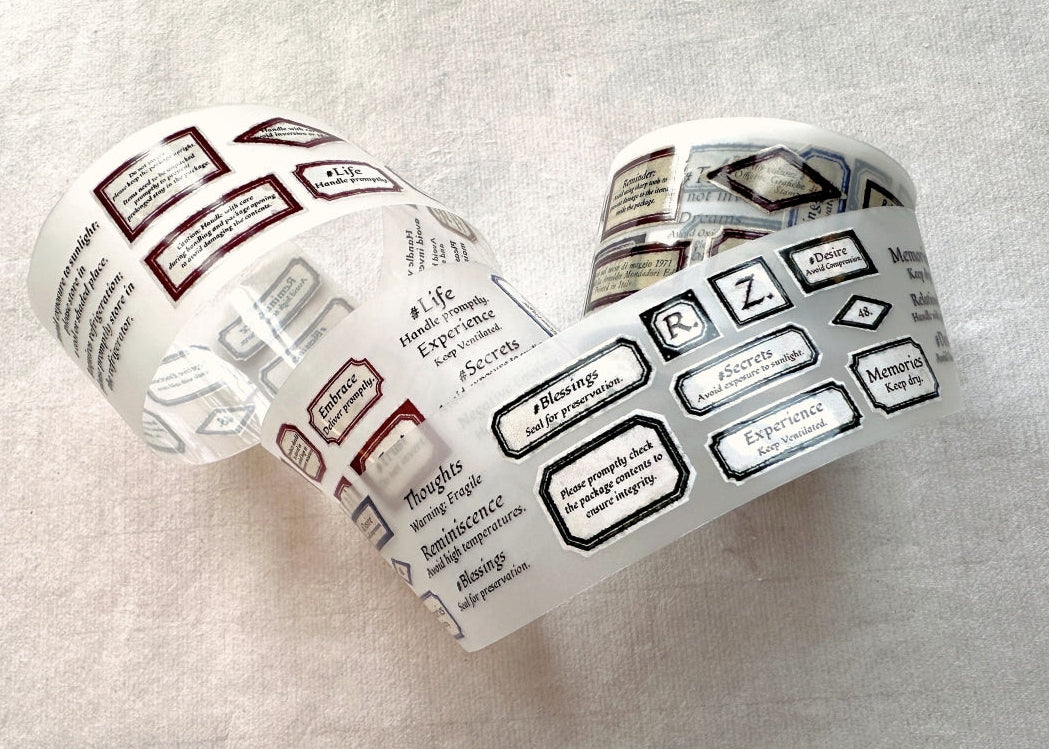 Stationery Instinct - Label II PET tape SAMPLES