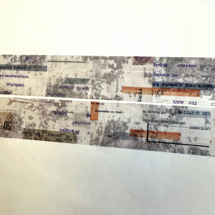 Stationery Instinct - Trace washi tape SAMPLES