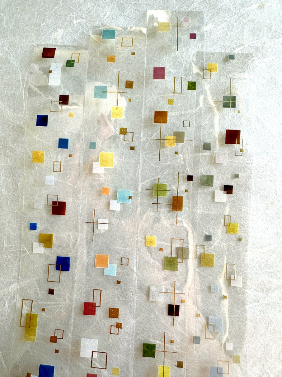 Stationery Instinct - Embellish gold-foil PET tape SAMPLES