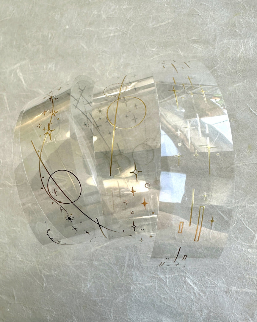 Stationery Instinct - Flow gold-foil PET tape SAMPLES
