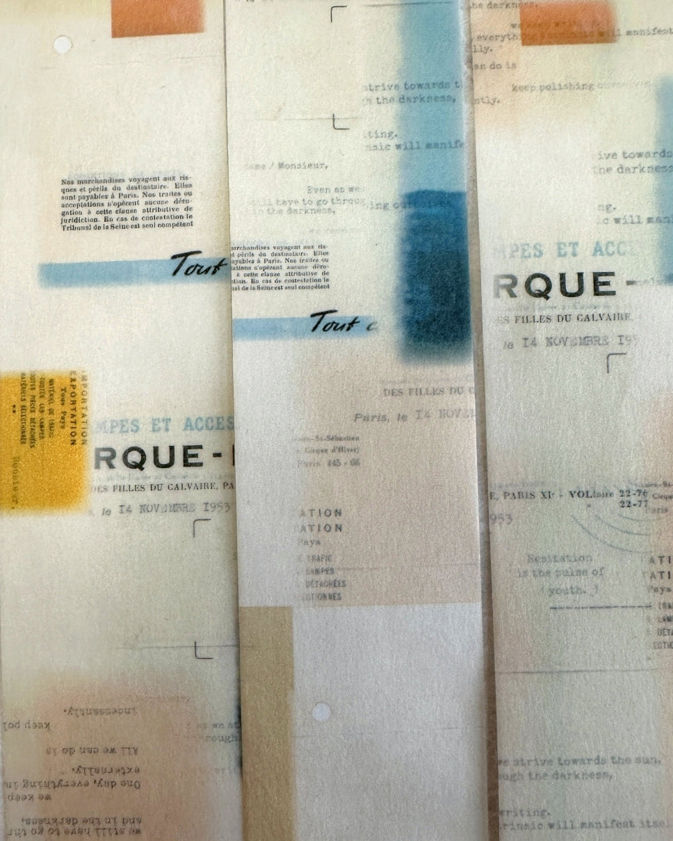 Stationery Instinct - Reflected washi tape SAMPLES