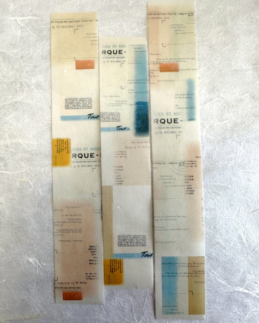 Stationery Instinct - Reflected washi tape SAMPLES
