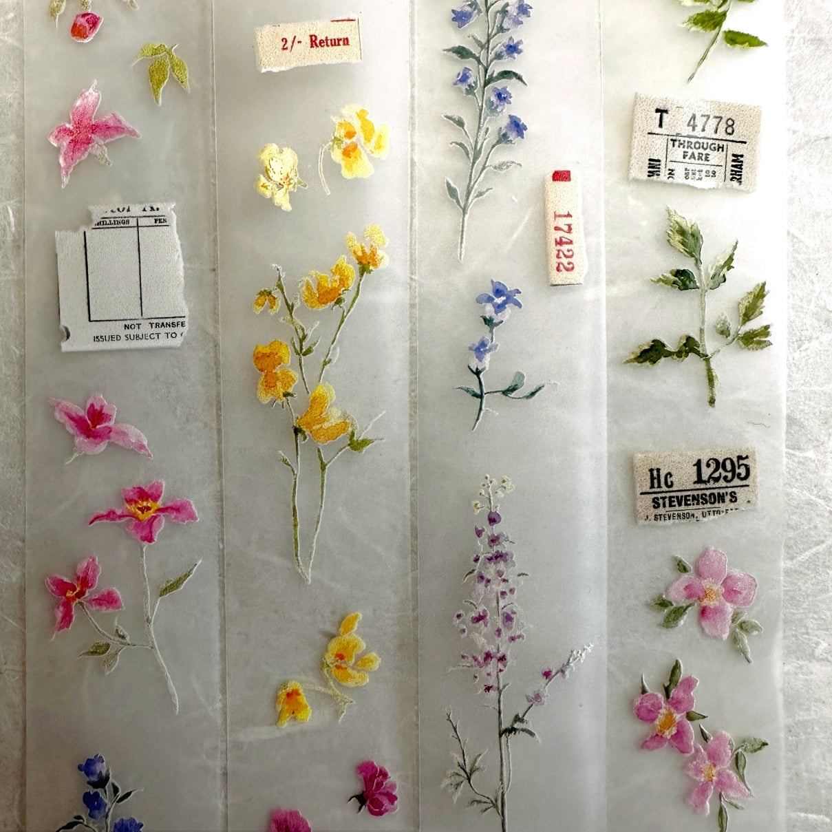 Stationery Instinct - Blossom PET tape SAMPLES