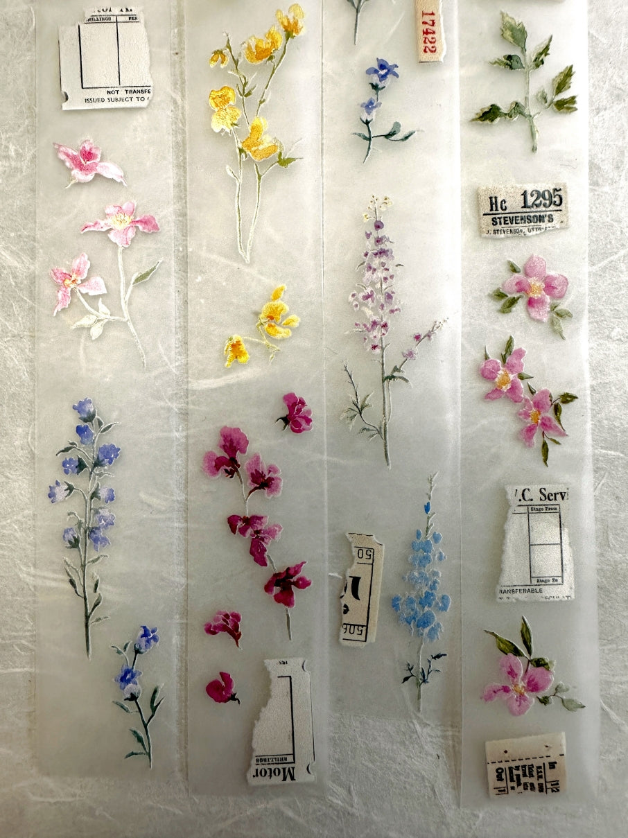 Stationery Instinct - Blossom PET tape SAMPLES