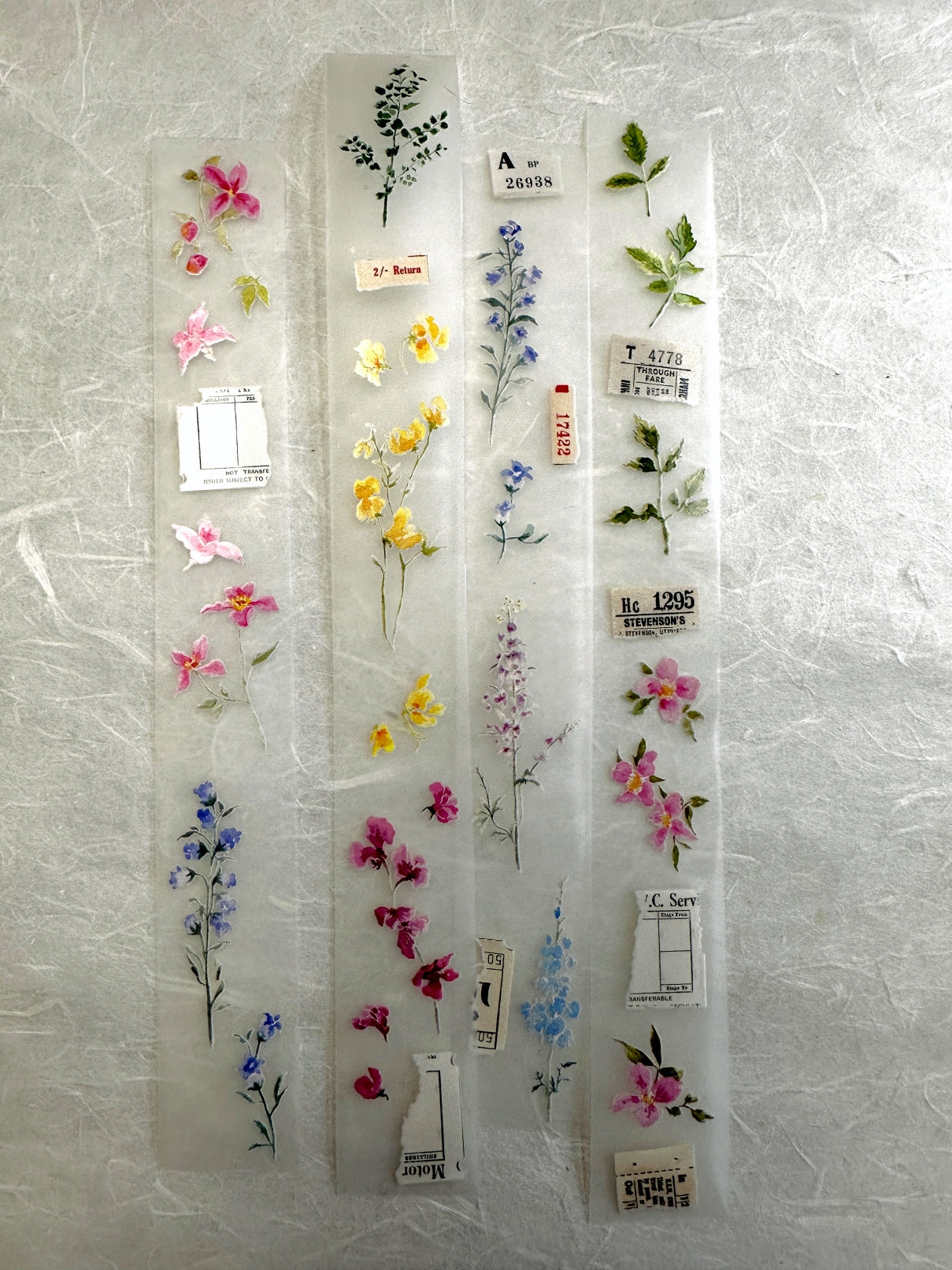 Stationery Instinct - Blossom PET tape SAMPLES