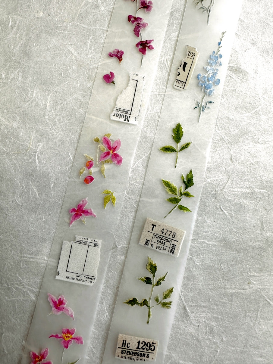 Stationery Instinct - Blossom PET tape SAMPLES