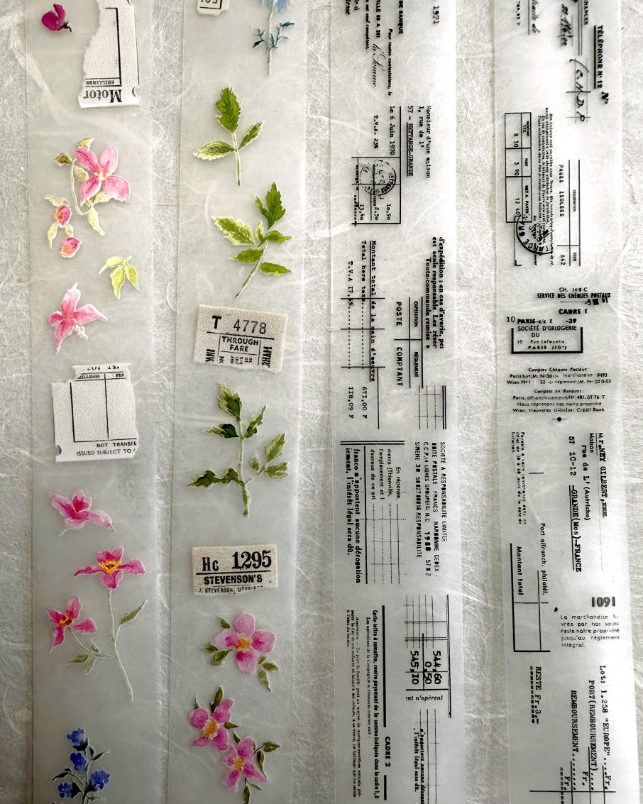 Stationery Instinct - Blossom PET tape SAMPLES