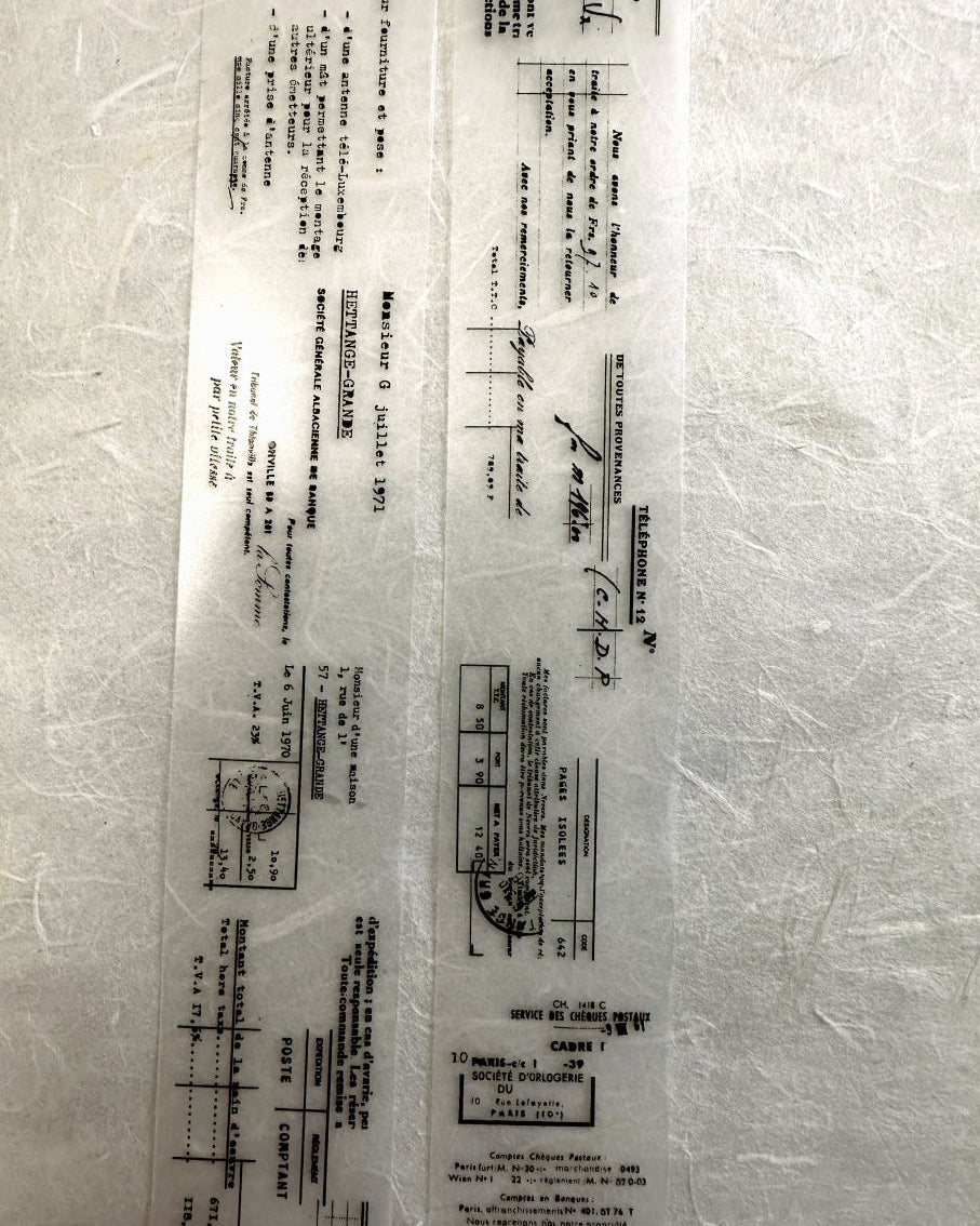 Stationery Instinct - Receipt PET tape SAMPLES